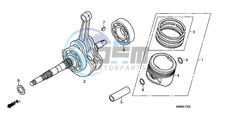 CRANKSHAFT/ PI STON