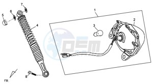 ORBIT II 50 drawing TAIL LIGHT - REAR SUSPENSION