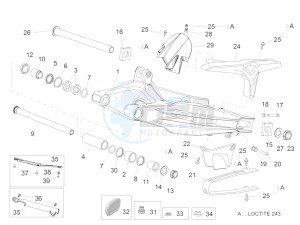 Dorsoduro 1200 (EMEA, APAC, NAFTA) (CND, EU, K, RU, USA, V) drawing Swing arm