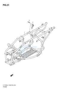 LT-F250 (E28-E33) drawing FRAME