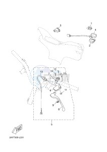 YN50 OVETTO (2APG) drawing HANDLE SWITCH & LEVER