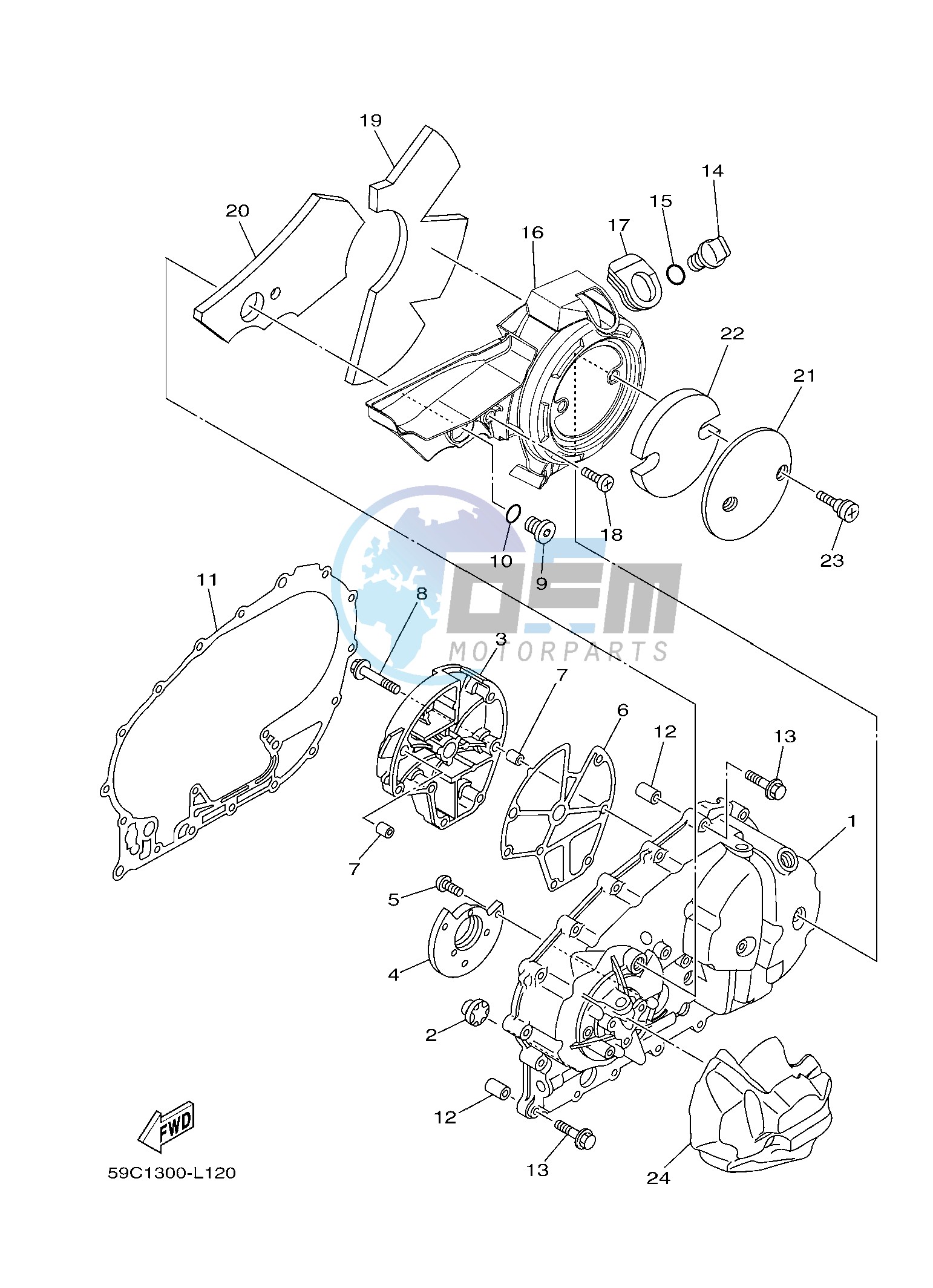 CRANKCASE COVER 1