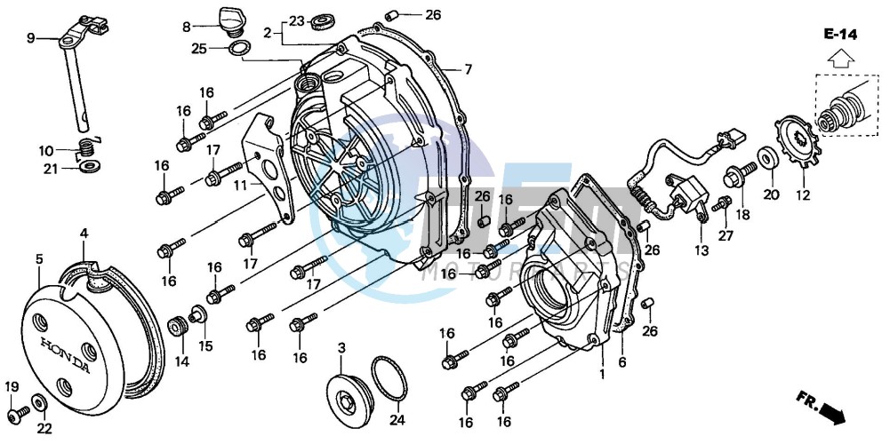 RIGHT CRANKCASE COVER