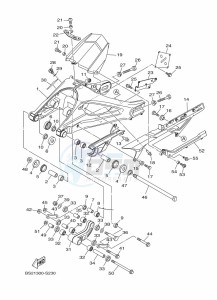 MT-09 MTN850-A (BS2V) drawing REAR ARM