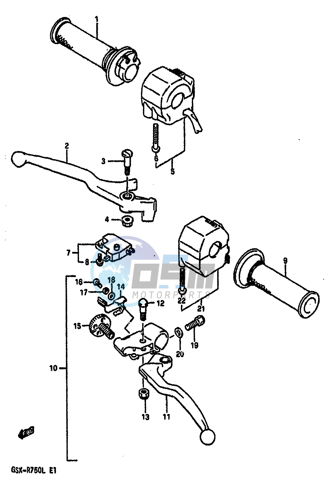 HANDLE SWITCH (MODEL J)