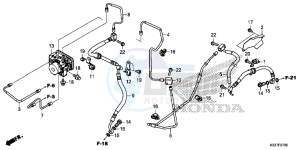 SH300AG TRX250T Europe Direct - (ED) drawing BRAKE PIPE/ BRAKE HOSE/ ABS MODULATOR