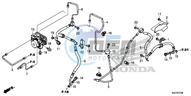 BRAKE PIPE/ BRAKE HOSE/ ABS MODULATOR