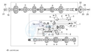 RSV 2 1000 drawing Gear box selector