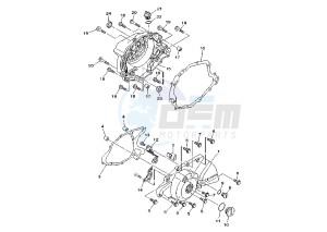 TW 125 drawing CRANKCASE COVER MY01