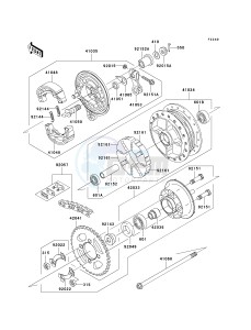 AN 112 D (D6F-D7F) D7F drawing REAR HUB