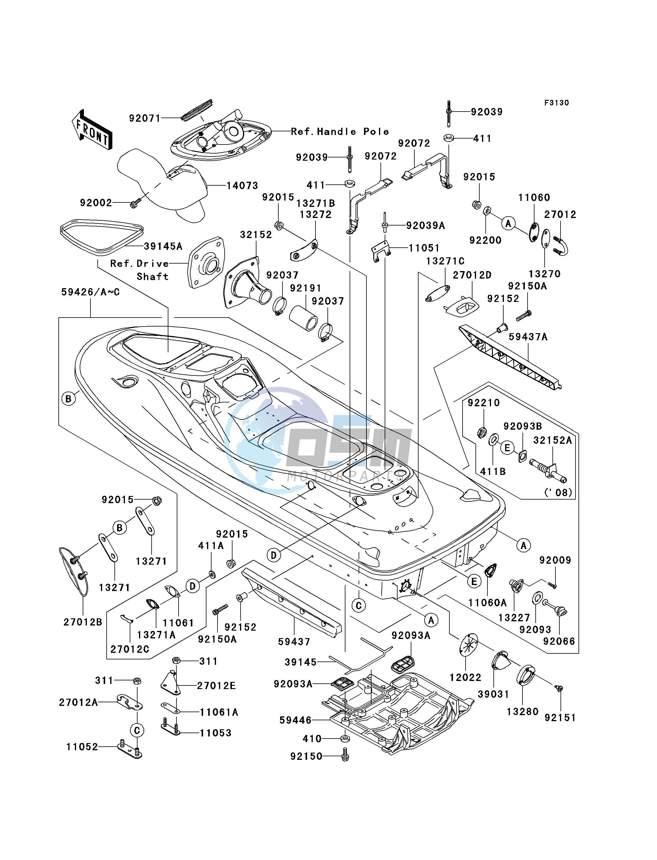 HULL -- A6F - A8F- -