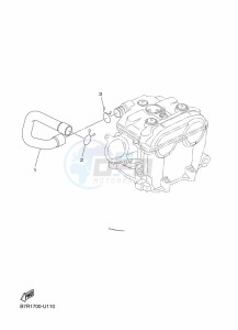 WR450F (B7R4) drawing AIR INDUCTION SYSTEM