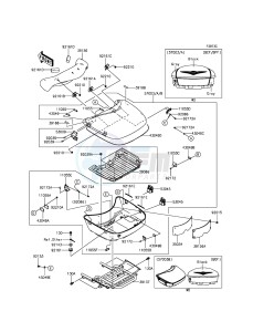 VULCAN_1700_VOYAGER_ABS VN1700BGF GB XX (EU ME A(FRICA) drawing Saddlebags(Trunk)