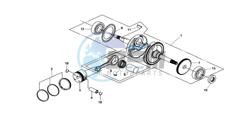 CRANKSHAFT / PISTON / PISTON RING