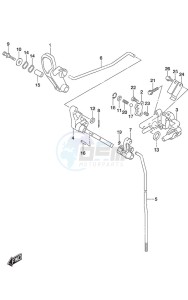 DF 25A drawing Clutch Rod Non-Remote Control