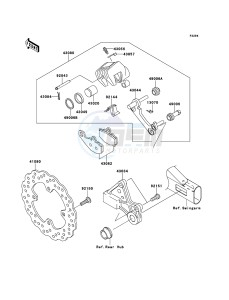 ER-6f EX650A6F GB XX (EU ME A(FRICA) drawing Rear Brake