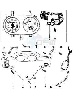 ZENITH L - 50 cc drawing METER