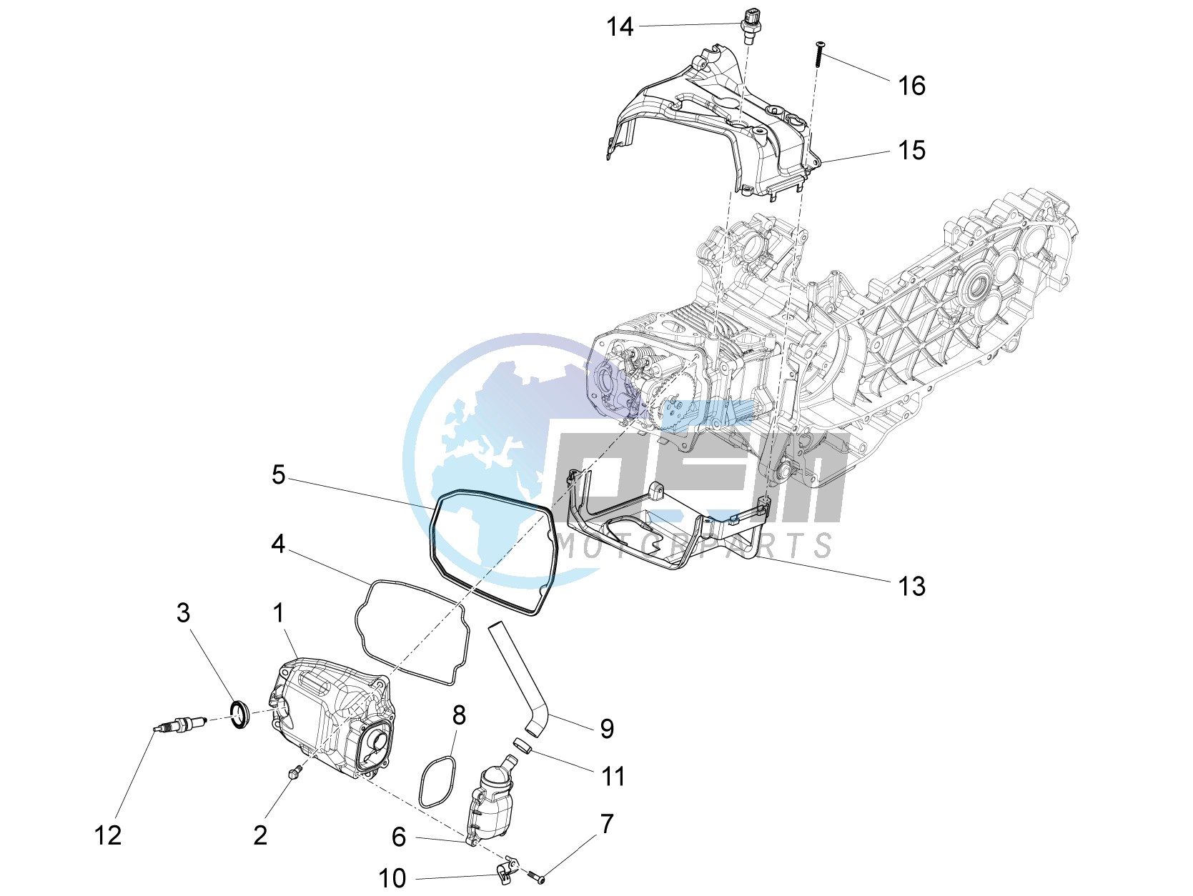 Cylinder head cover