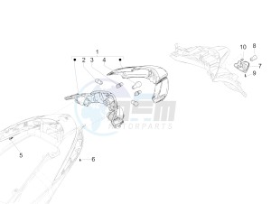 LIBERTY 50 IGET 4T 3V E4-2020 (APAC) drawing Rear headlamps - Turn signal lamps