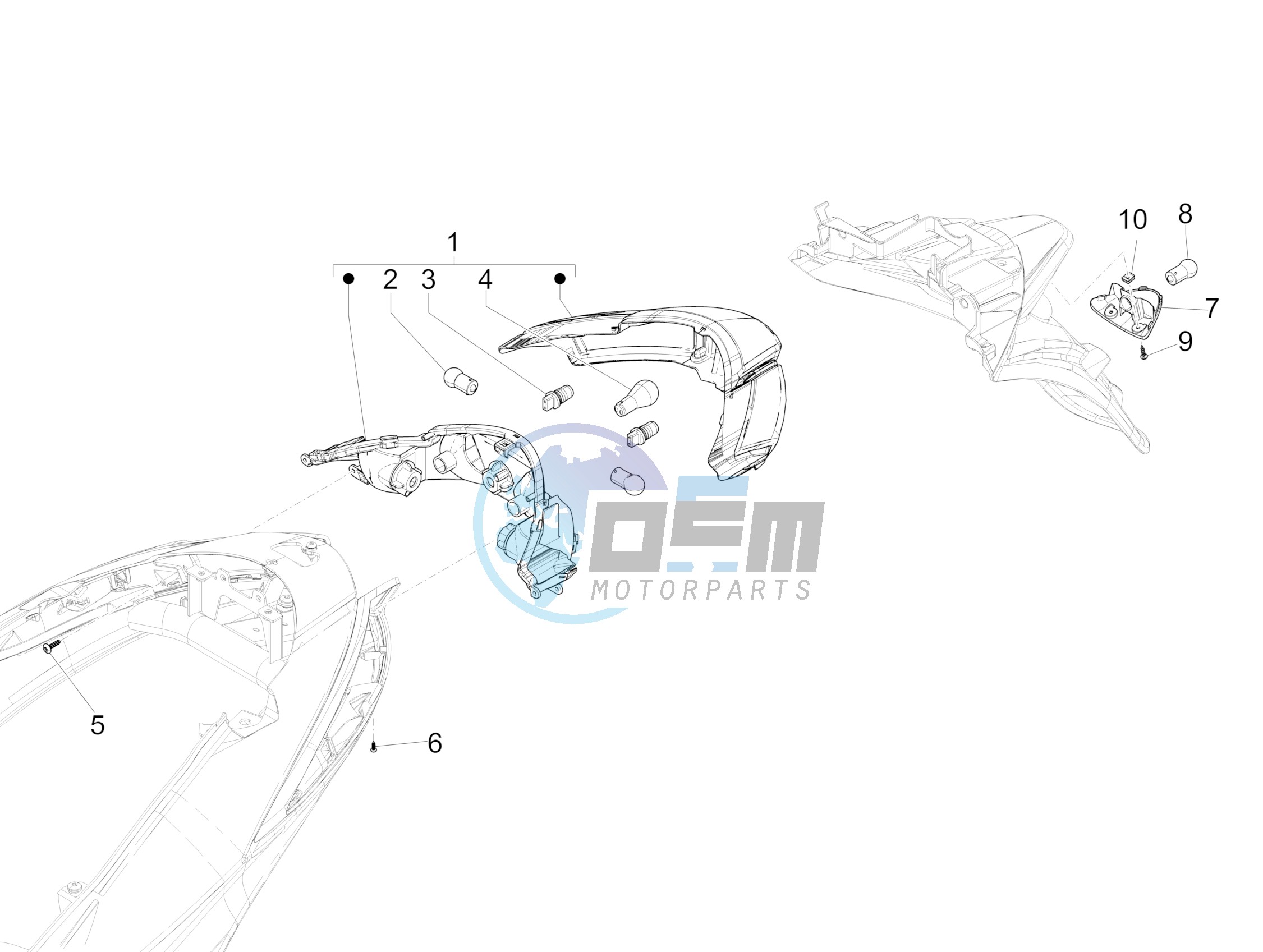 Rear headlamps - Turn signal lamps