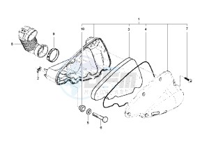 Liberty 4T RST 50 drawing Air Cleaner