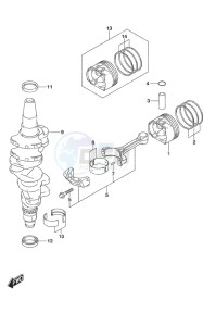 DF 40A drawing Crankshaft