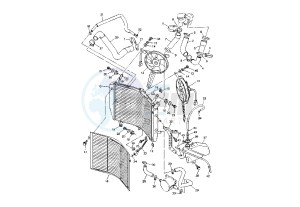 FJR A ABS 1300 drawing COOLING SYSTEM