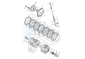 YZF R1 1000 drawing CLUTCH