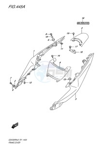 GSX-250 RA drawing FRAME COVER (GW250RAL8 P21)