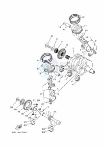 YZF320-A YZF-R3 (B7PH) drawing CRANKSHAFT & PISTON