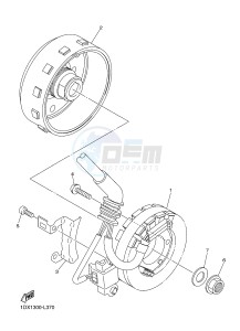 WR450F (1DX9 1DX6 1DX8 1DX7) drawing GENERATOR