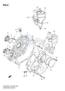 GSX-R600 (E3) drawing CRANKCASE COVER