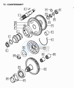 FUNTASTIC_45kmh_K8-L0 50 K8-L0 drawing Countershaft