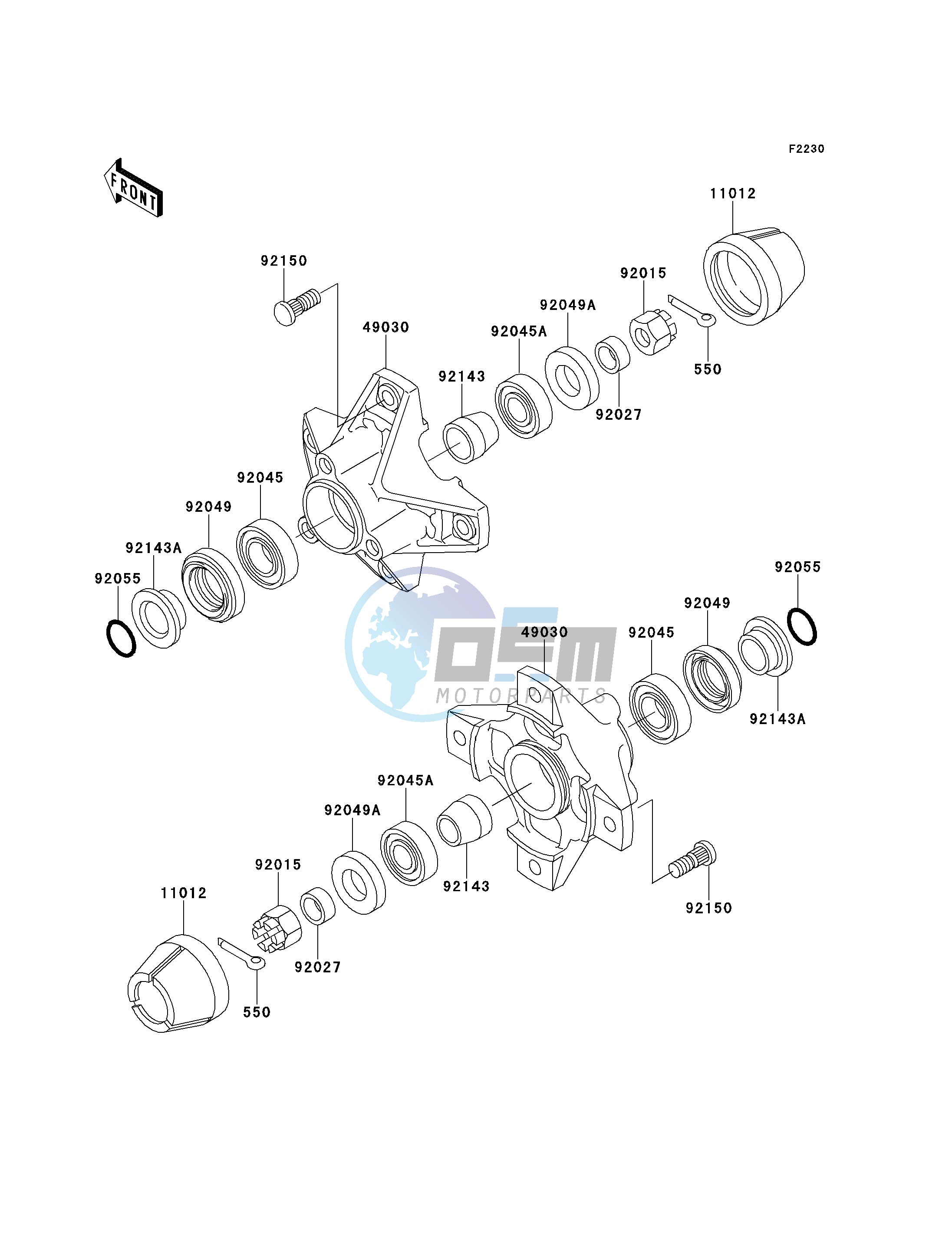 FRONT HUB