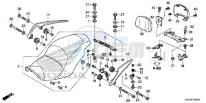 GL1800BE F6B Bagger - GL1800BE UK - (E) drawing SEAT