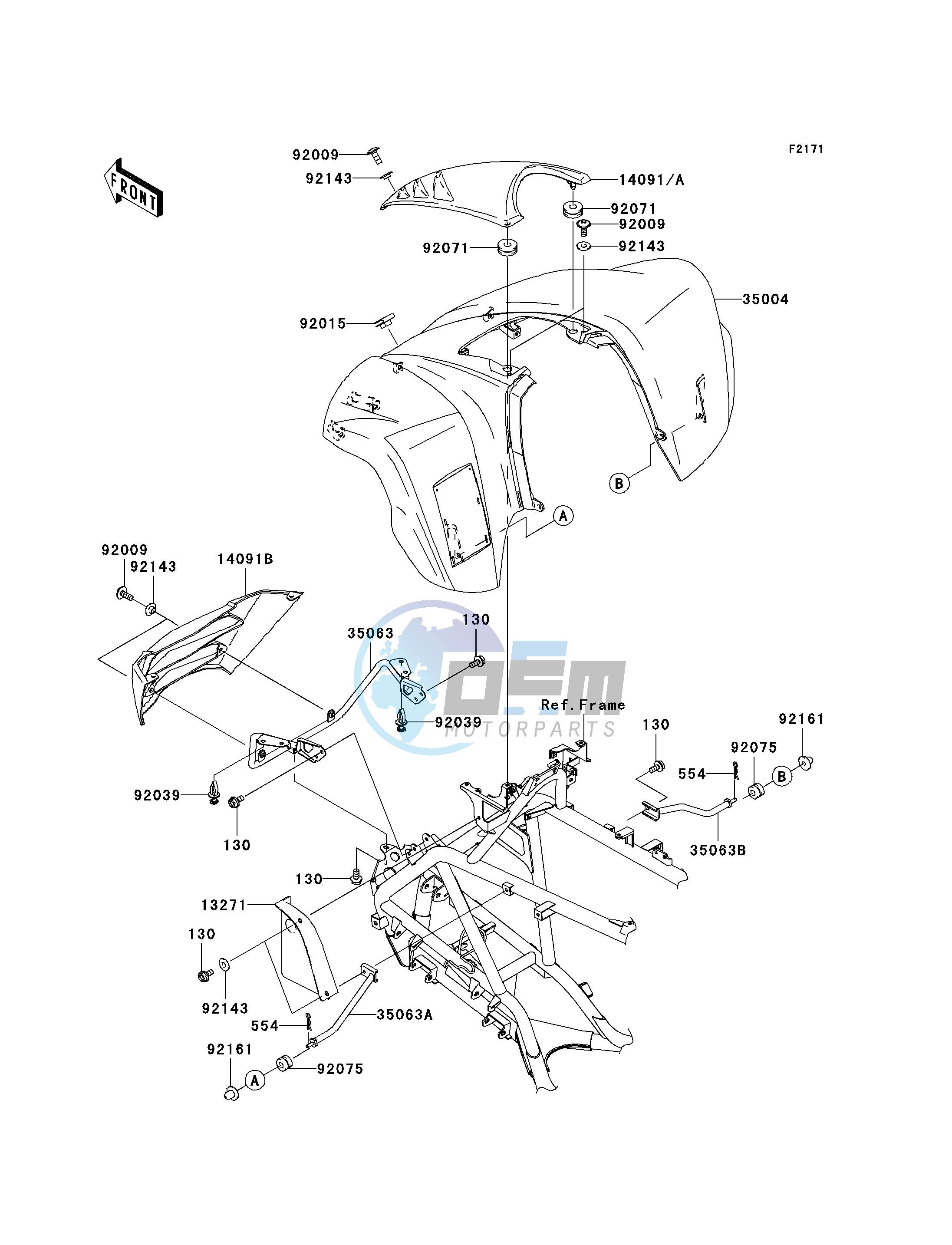 FRONT FENDER-- S- -