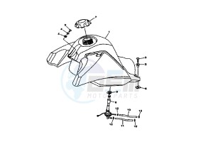 XT R 125 drawing FUEL TANK