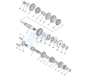 YZ 85 drawing TRANSMISSION