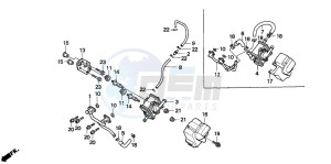 NX500 DOMINATOR drawing AIR SUCTION VALVE