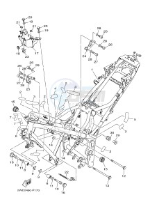 YZF-R25A 249 (BS82) drawing FRAME