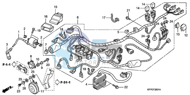 WIRE HARNESS (CBR125RW7/RW9/RWA)