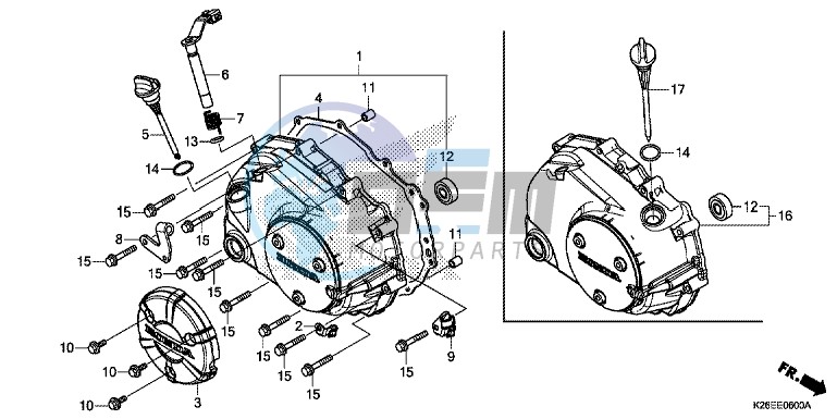 RIGHT CRANKCASE COVER