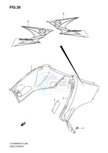 LT-Z400 (E19) drawing SIDE COVER