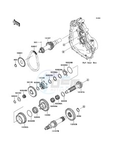 MULE_610_4X4 KAF400ABF EU drawing Transmission