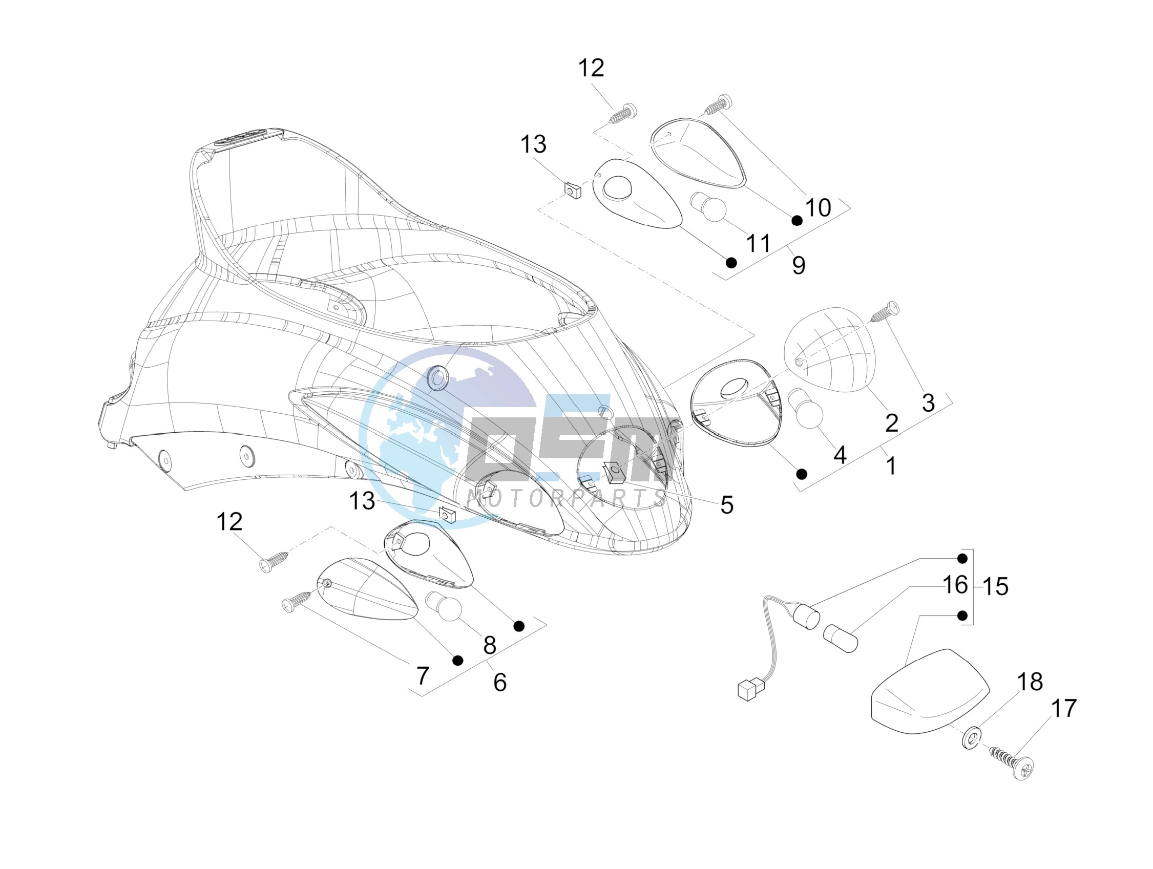 Tail light - Turn signal lamps