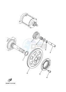 YFM450FWB KODIAK 450 (BJ5E) drawing STARTER CLUTCH