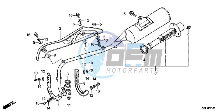 EXHAUST MUFFLER