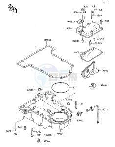 ZX 750 H [NINJA ZX-7] (H2) [NINJA ZX-7] drawing BREATHER COVER_OIL PAN