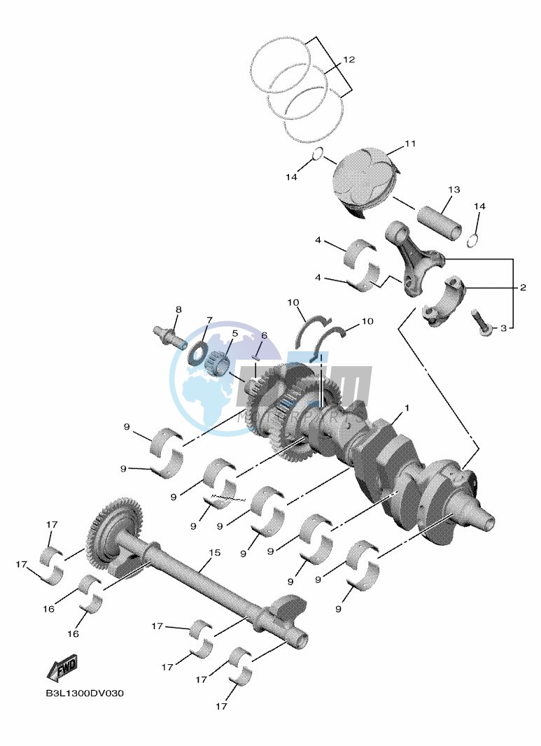 CRANKSHAFT & PISTON