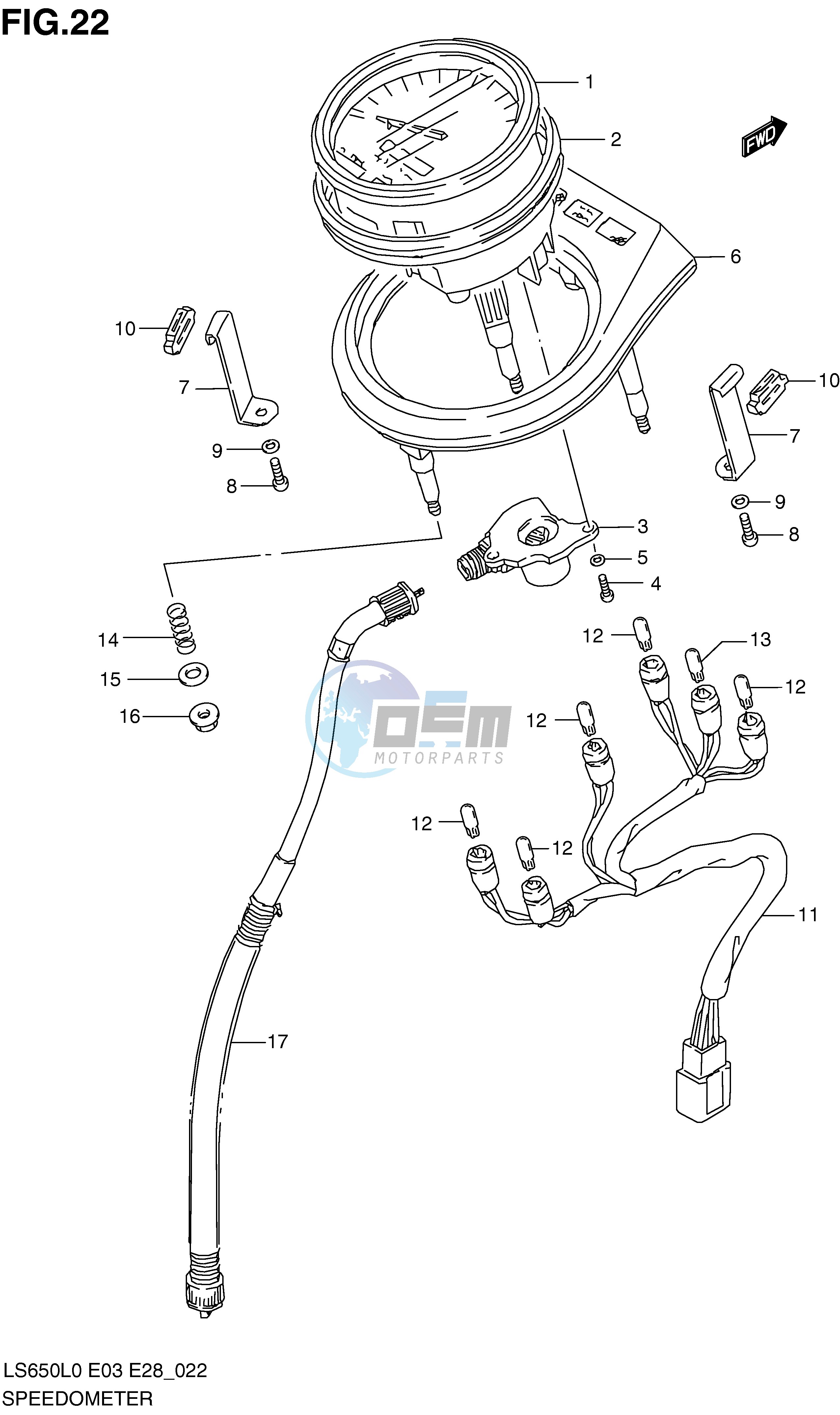 SPEEDOMETER (E3 E33)